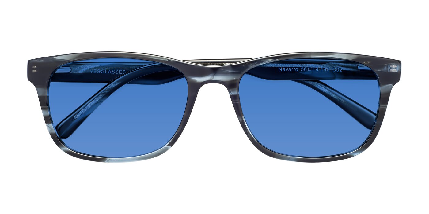 Navarro - Blue / Tortoise Tinted Sunglasses