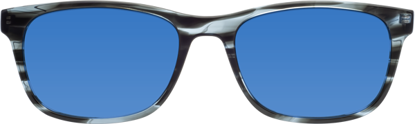 Blue Oversized Geek Chic Shield Tinted Sunglasses With Gray Sunwear Lenses Ssr213 