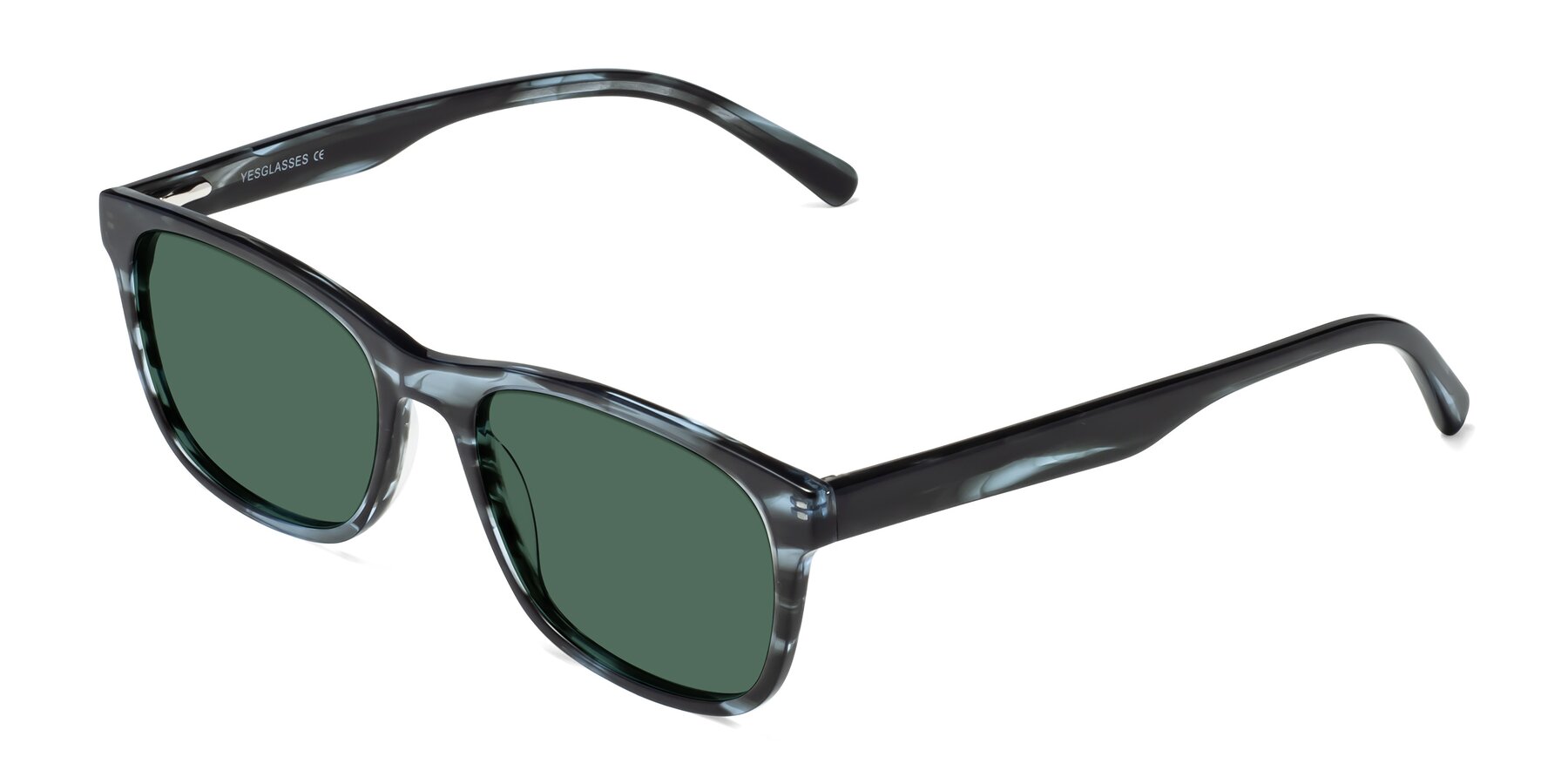 Angle of Navarro in Blue-Tortoise with Green Polarized Lenses