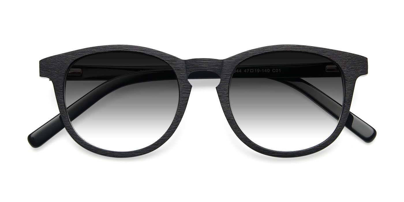 SR6044 - Black / Wooden Gradient Sunglasses