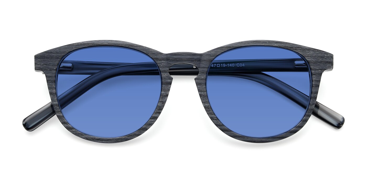 SR6044 - Gray / Wooden Tinted Sunglasses