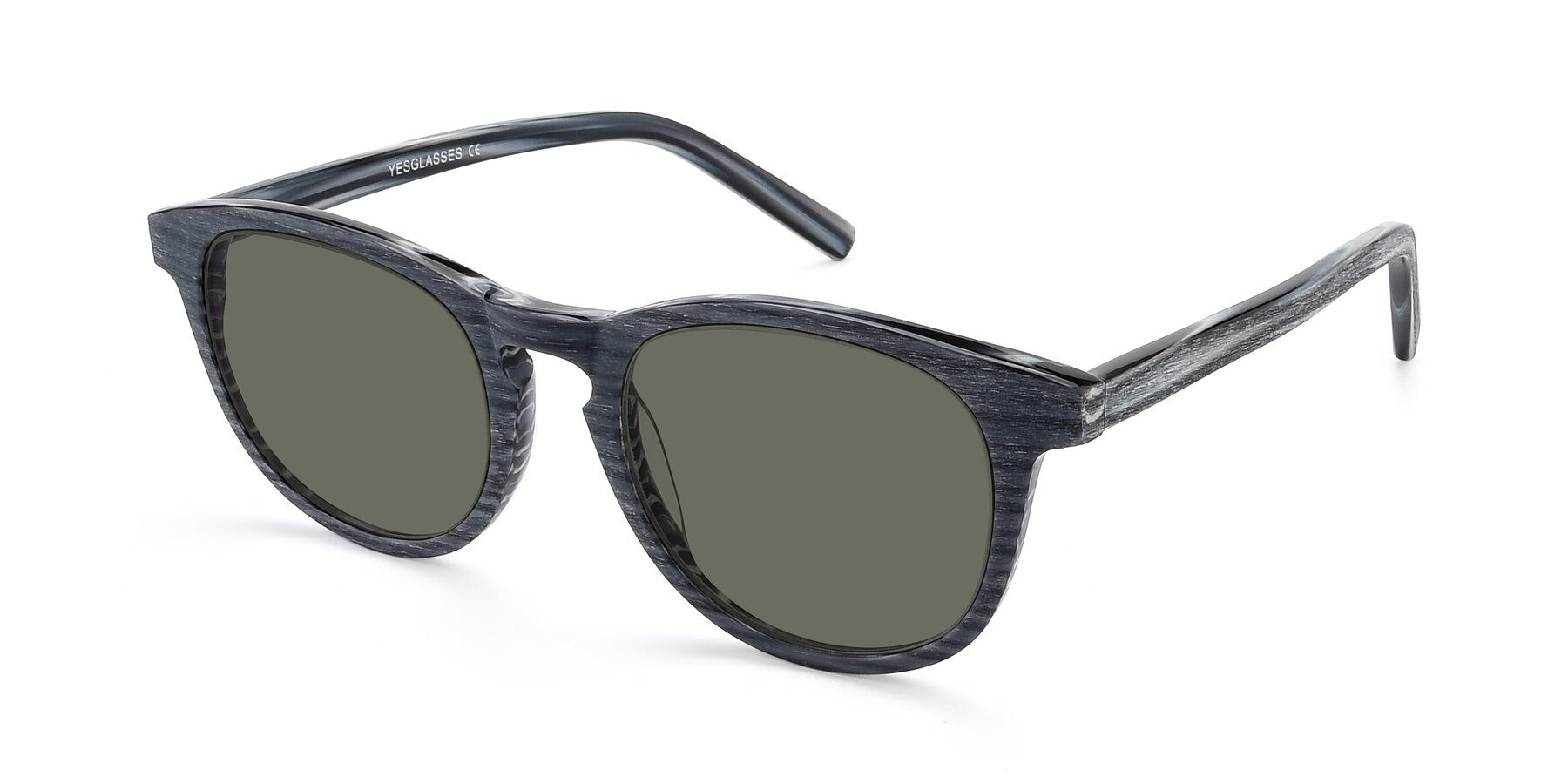 Angle of SR6044 in Gray-Wooden with Gray Polarized Lenses