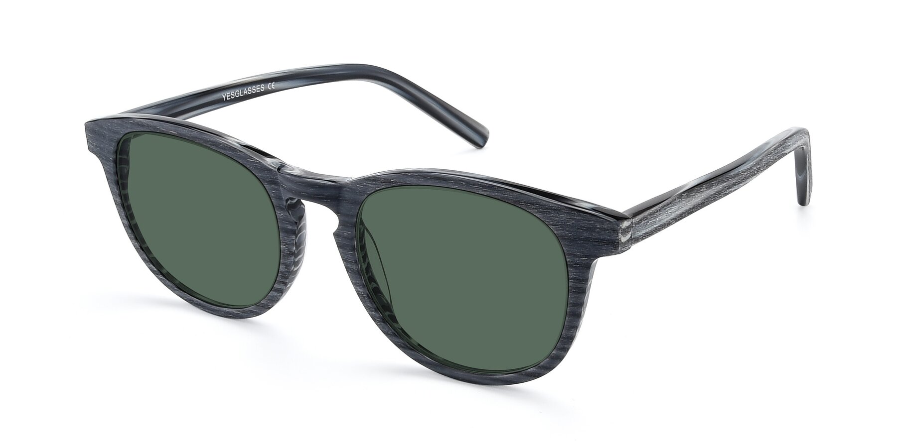 Angle of SR6044 in Gray-Wooden with Green Polarized Lenses