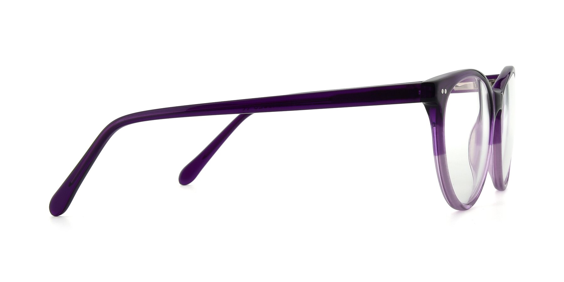 Transparent Gradient Violet Hipster Acetate CatEye Eyeglasses SR6050