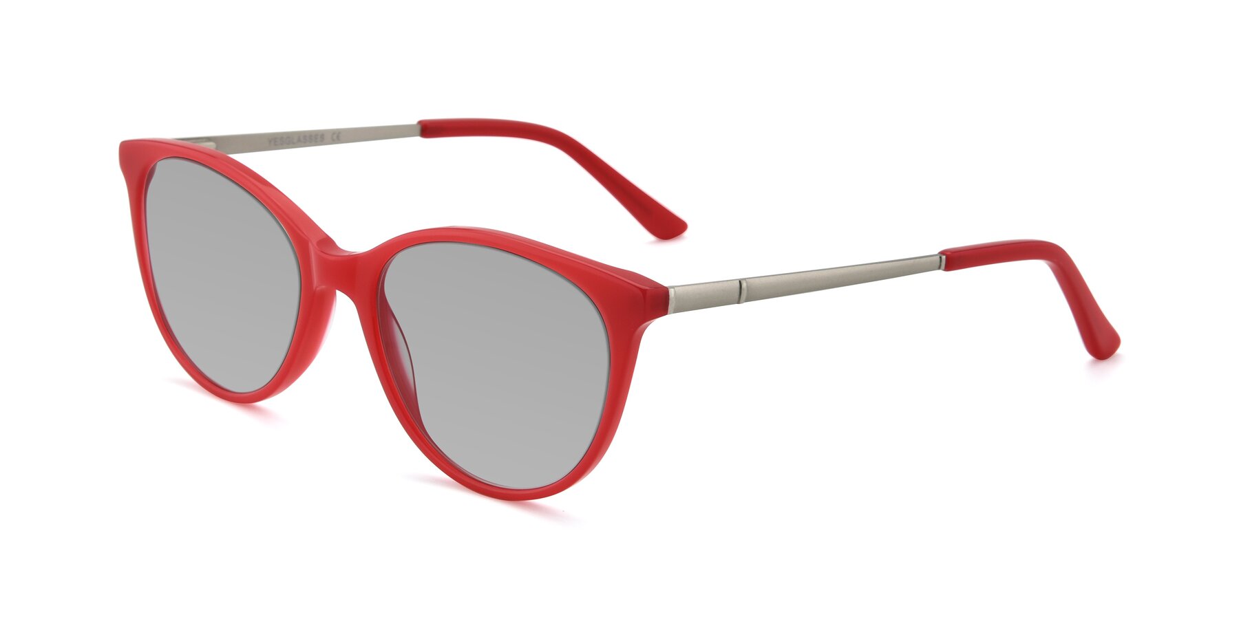 Angle of SR6062 in Rose with Light Gray Tinted Lenses