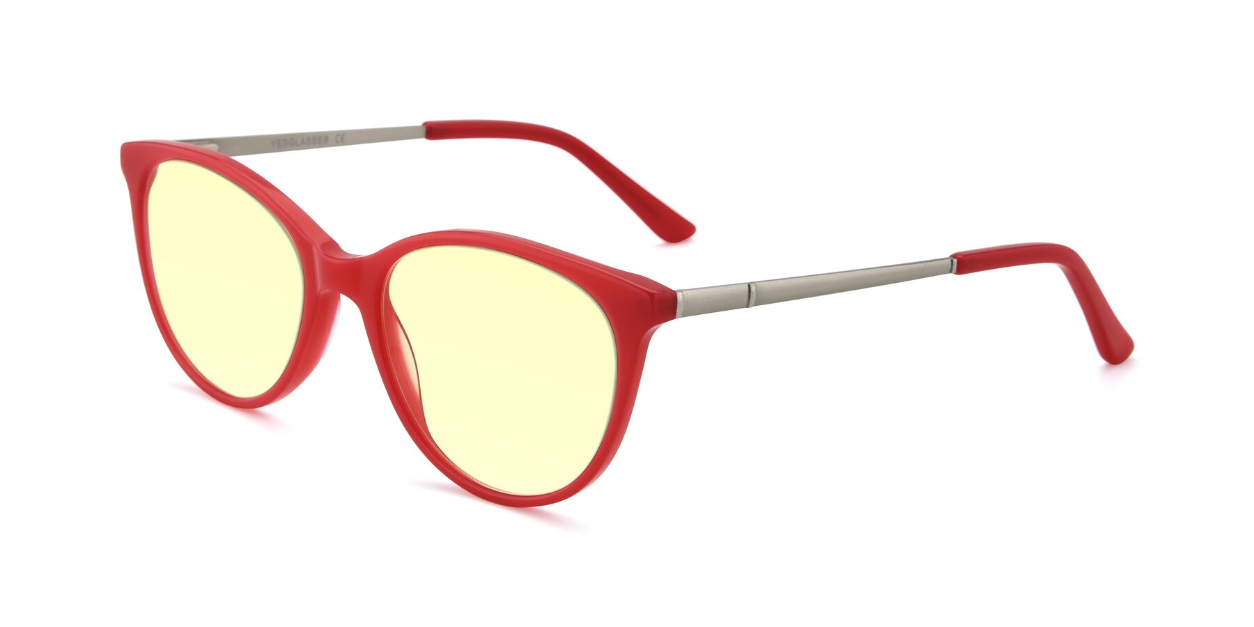 Angle of SR6062 in Rose with Light Yellow Tinted Lenses