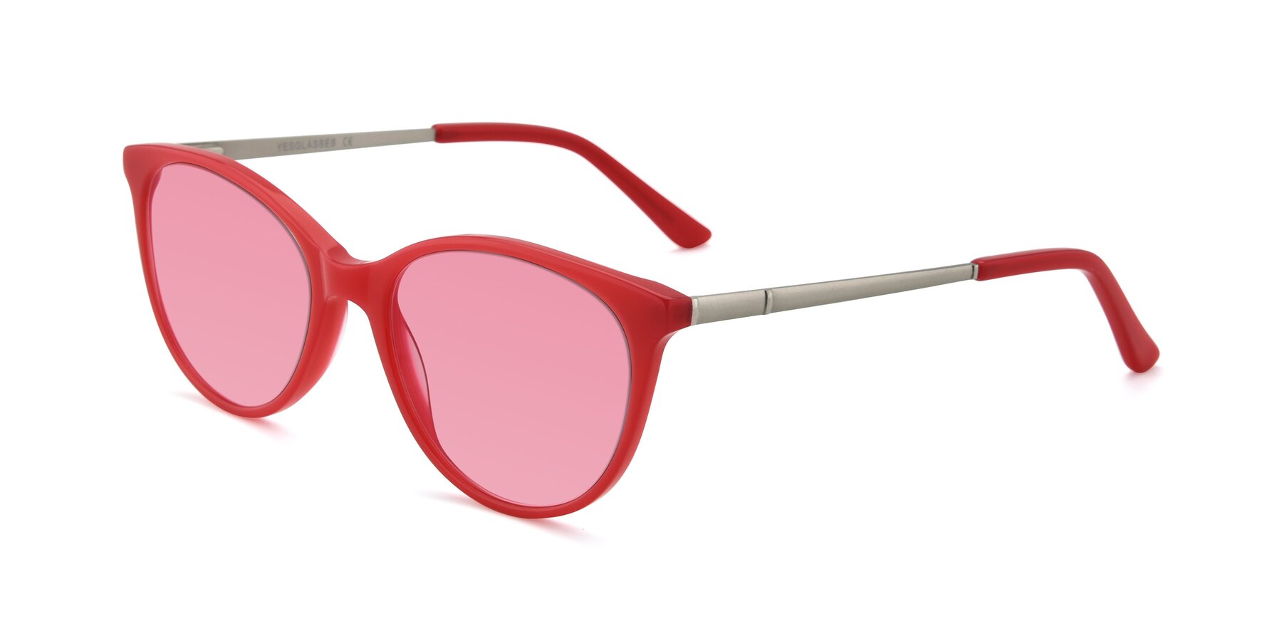 Angle of SR6062 in Rose with Pink Tinted Lenses