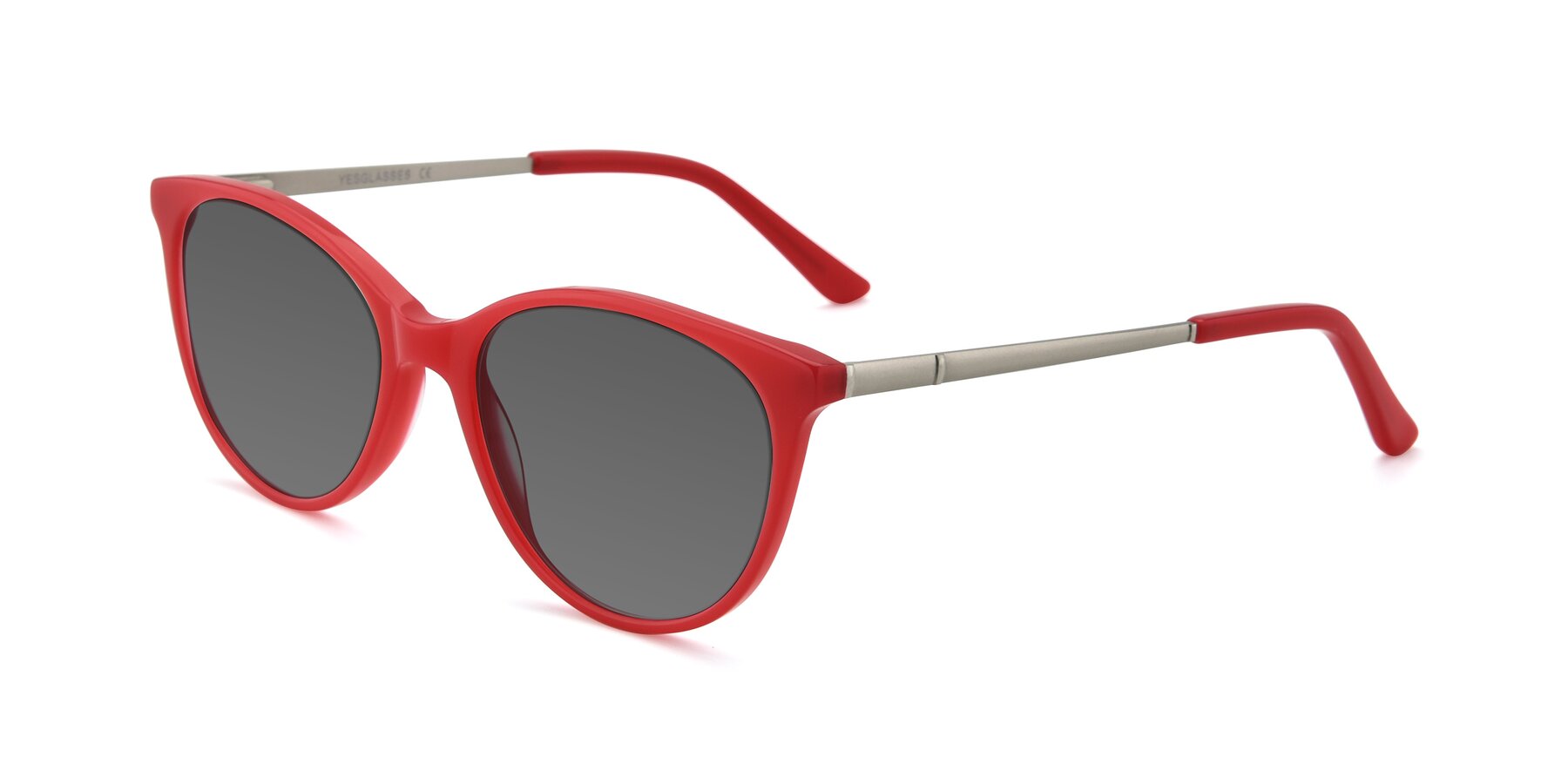 Angle of SR6062 in Rose with Medium Gray Tinted Lenses
