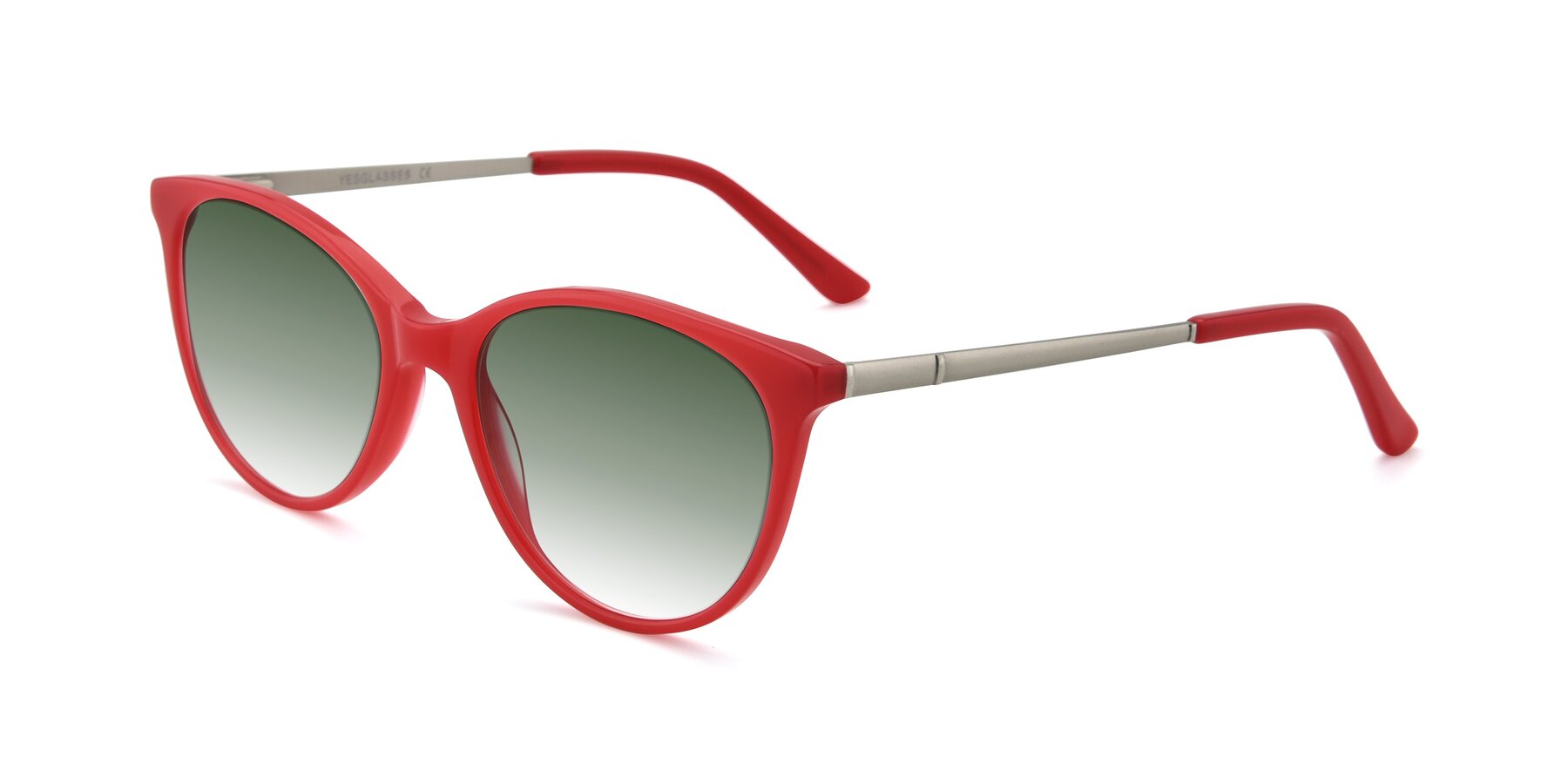 Angle of SR6062 in Rose with Green Gradient Lenses