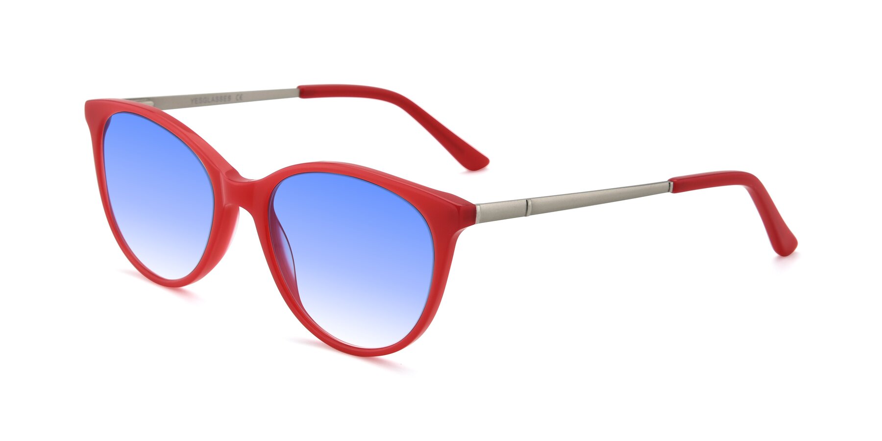 Angle of SR6062 in Rose with Blue Gradient Lenses