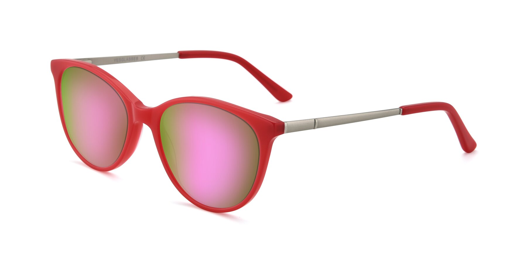 Angle of SR6062 in Rose with Pink Mirrored Lenses