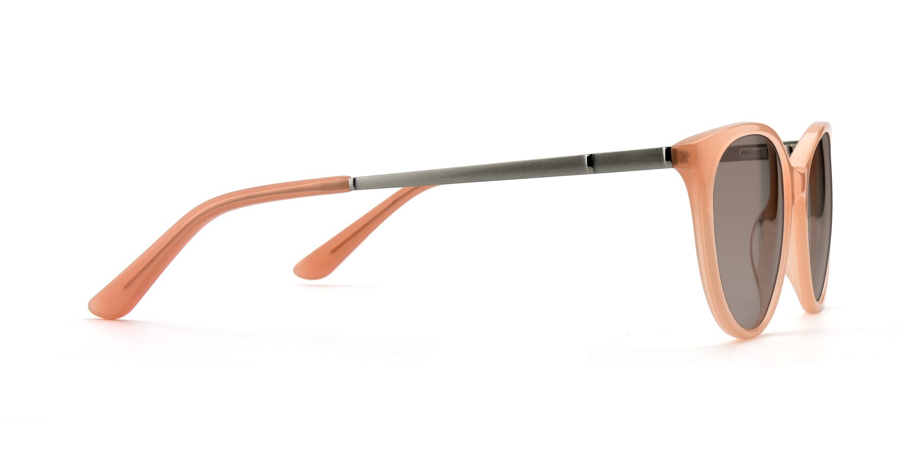 Side of SR6062 in Pink with Medium Brown Tinted Lenses