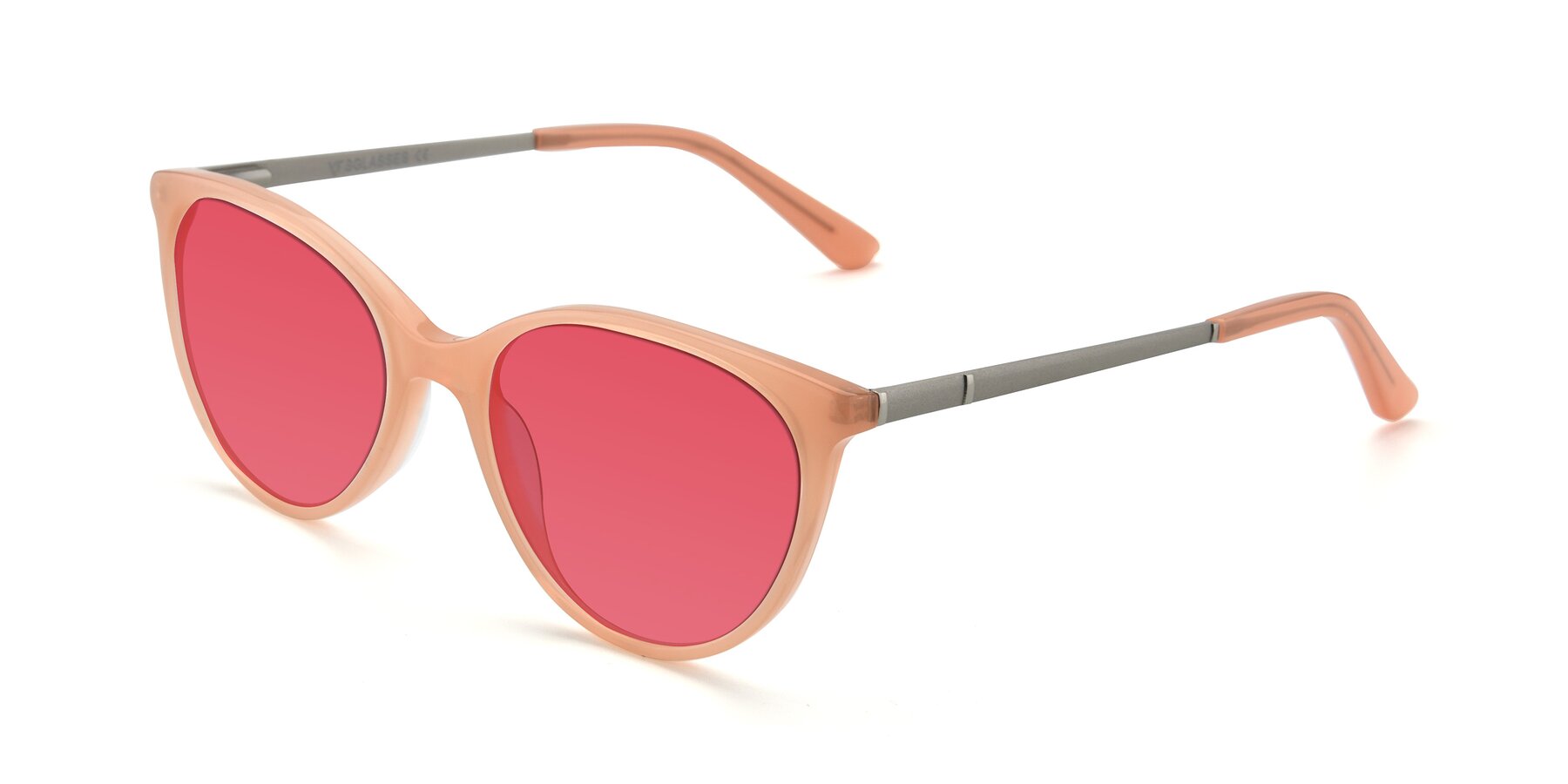 Angle of SR6062 in Pink with Red Tinted Lenses