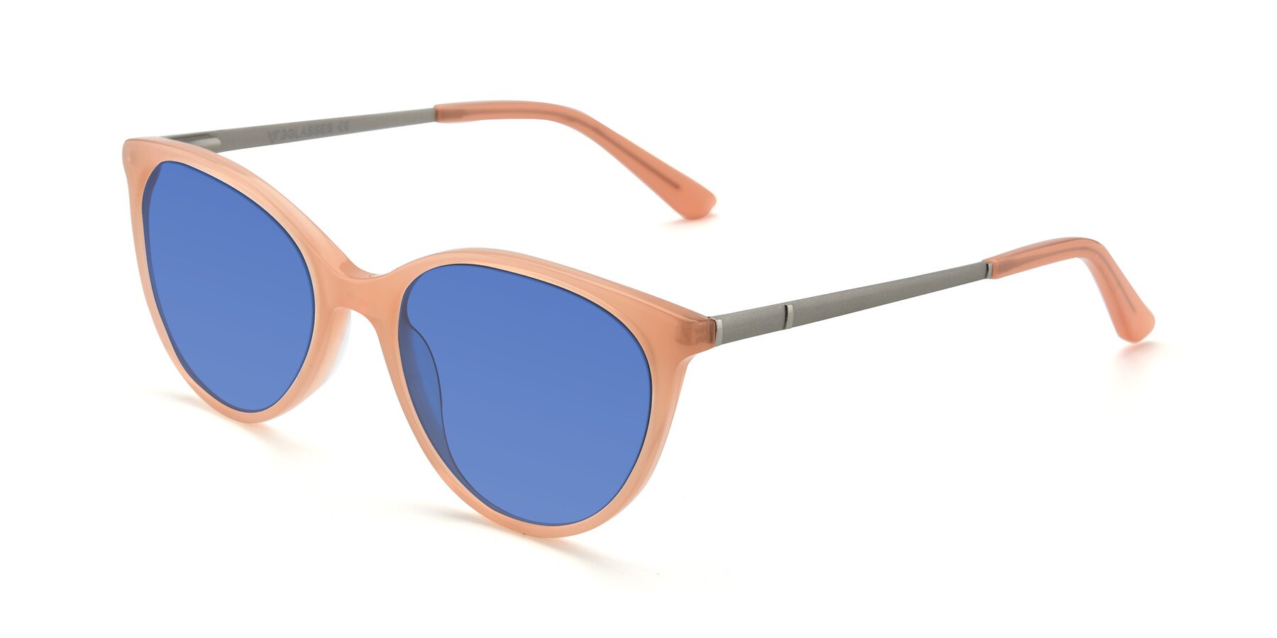 Angle of SR6062 in Pink with Blue Tinted Lenses