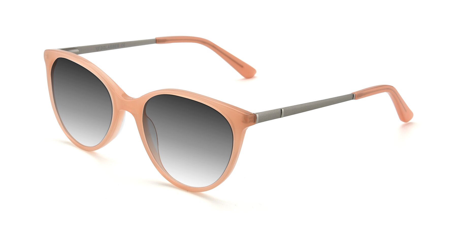 Angle of SR6062 in Pink with Gray Gradient Lenses