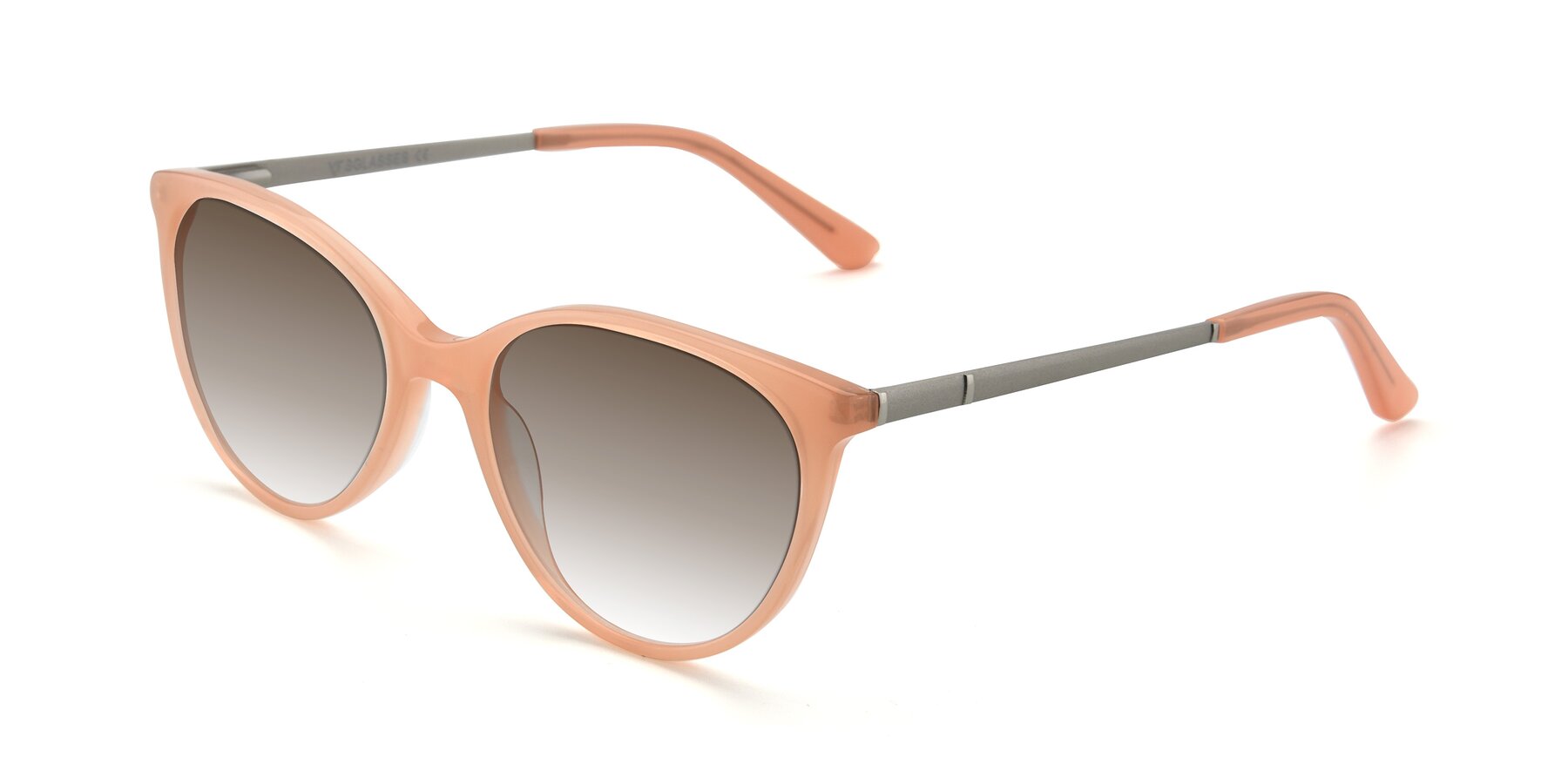 Angle of SR6062 in Pink with Brown Gradient Lenses