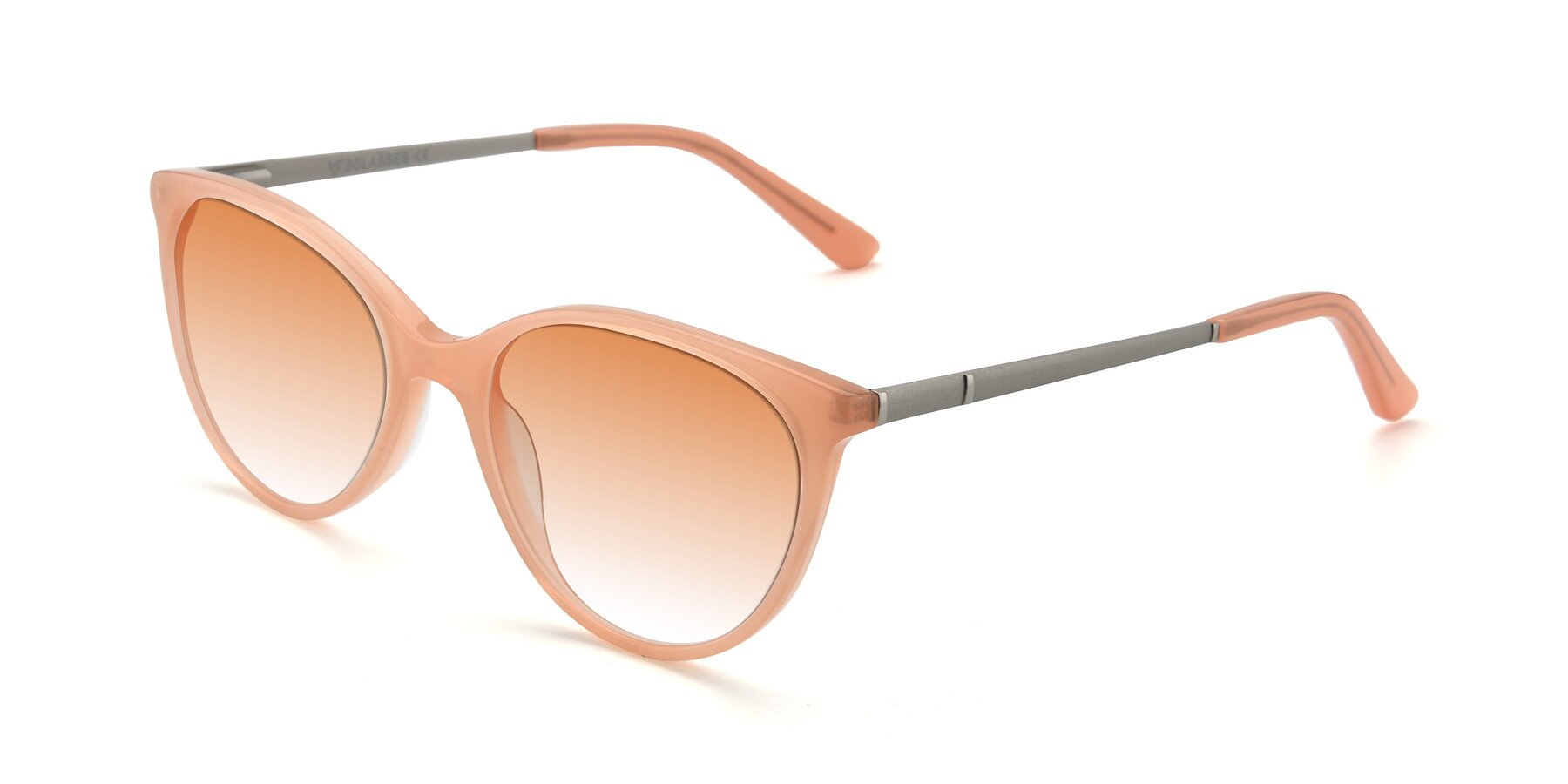 Angle of SR6062 in Pink with Orange Gradient Lenses