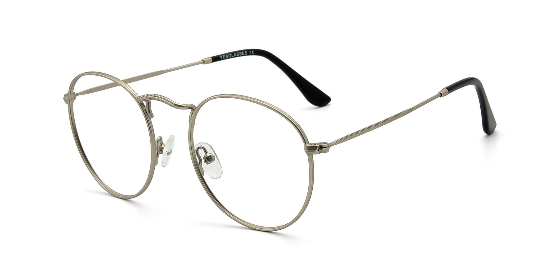 Angle of SR1552 in Silver with Clear Blue Light Blocking Lenses