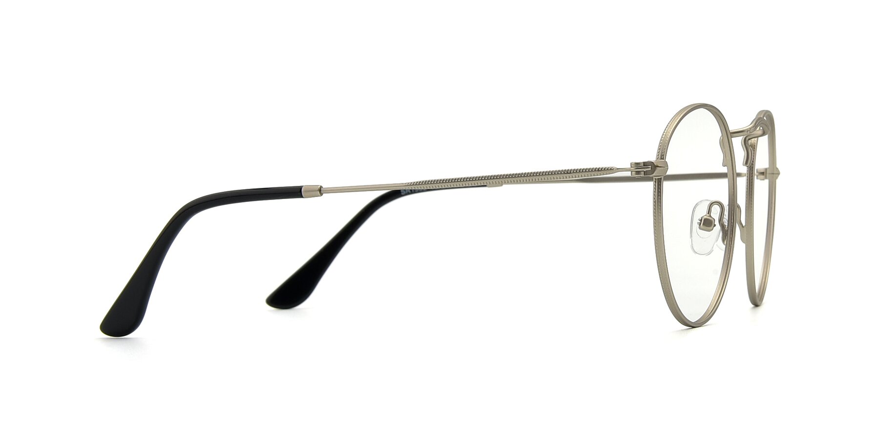 Side of SR1552 in Silver with Clear Reading Eyeglass Lenses