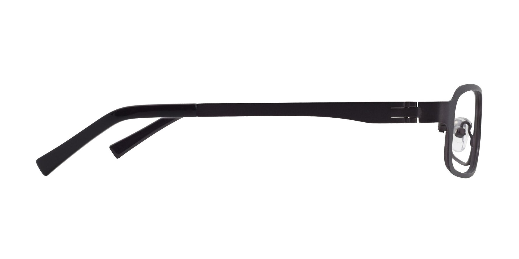 Side of SR1535 in Gunmetal with Clear Reading Eyeglass Lenses