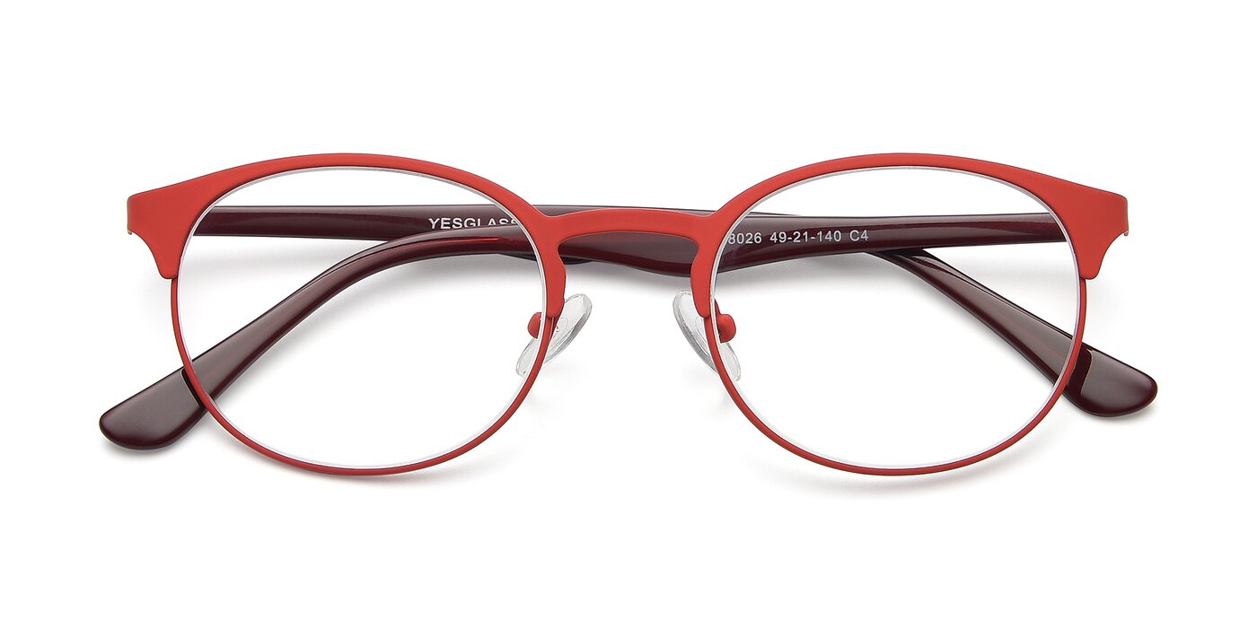 SR8026 - Matte Red Eyeglasses
