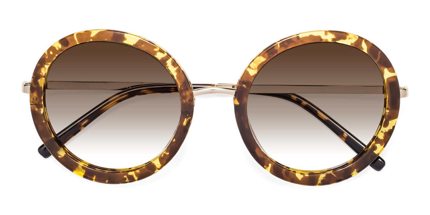 Bloom - Transparent Tortoise Gradient Sunglasses