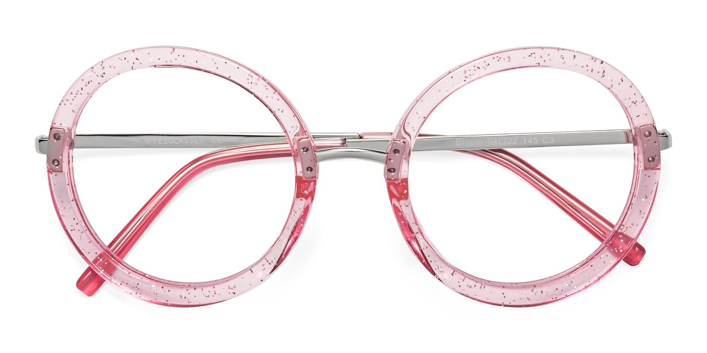 Bloom - Transparent Pearl Pink Blue Light Glasses
