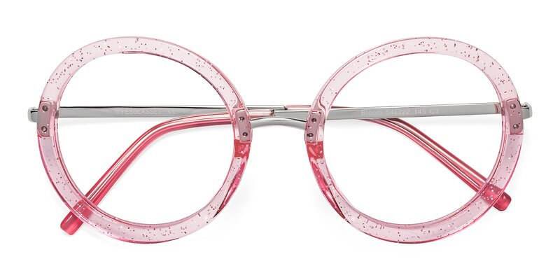 Bloom - Transparent Pearl Pink Blue Light Glasses
