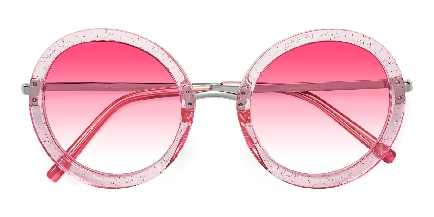 Bloom - Transparent Pearl Pink Gradient Sunglasses