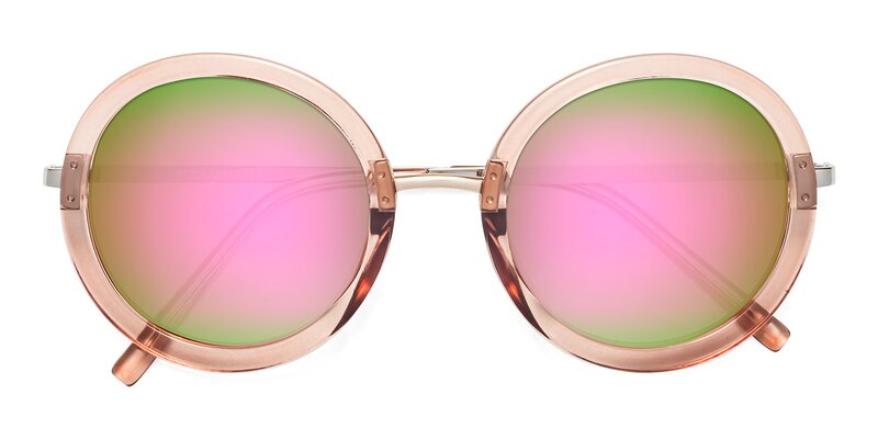 Bloom - Caramel Flash Mirrored Sunglasses