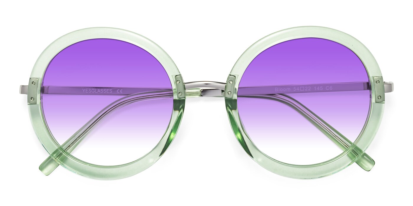 Bloom - Mint Green Gradient Sunglasses