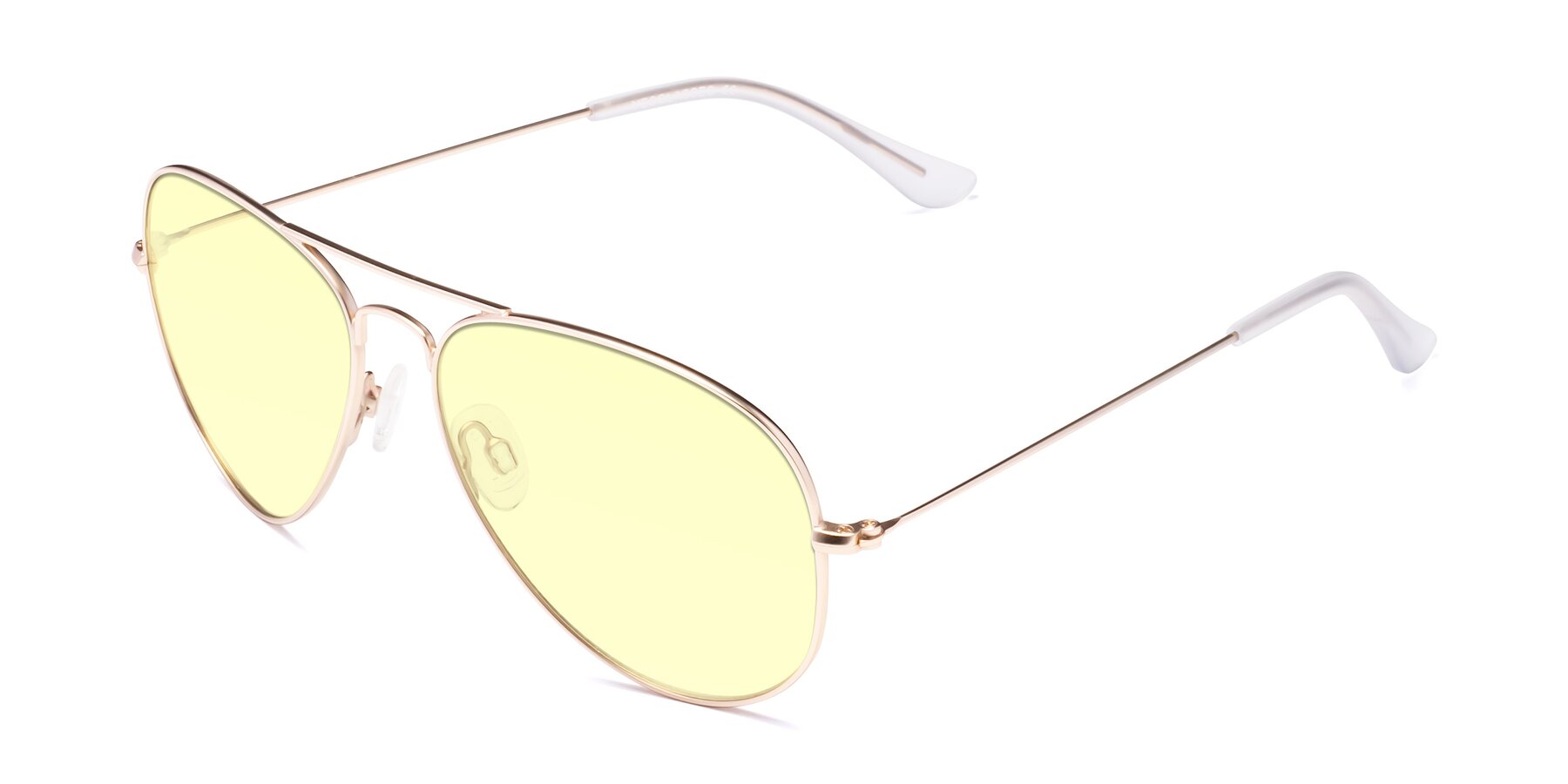 Angle of Yesterday in Jet Gold with Light Yellow Tinted Lenses