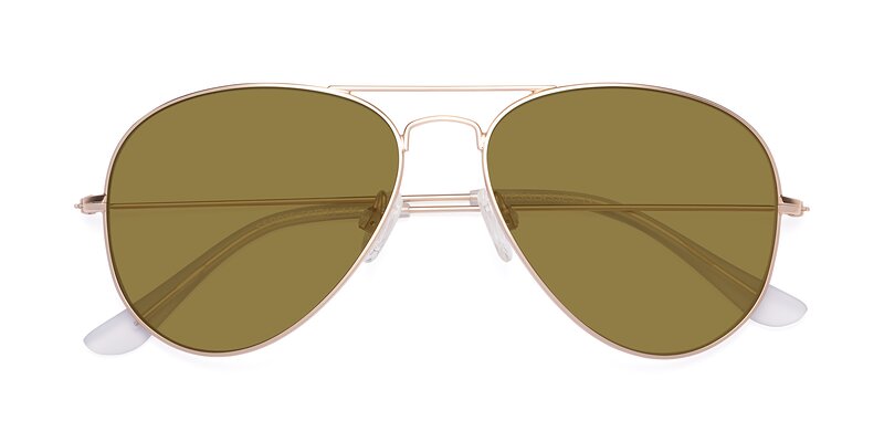 Yesterday - Jet Gold Polarized Sunglasses