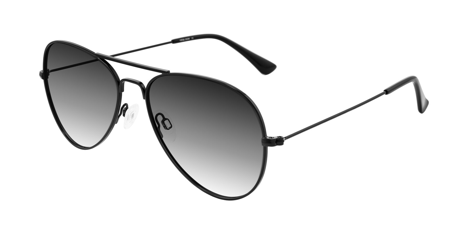 Angle of Yesterday in Black with Gray Gradient Lenses