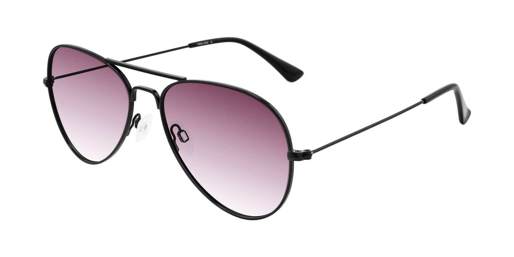 Angle of Yesterday in Black with Wine Gradient Lenses