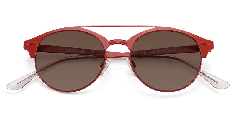 SSR183 - Red Tinted Sunglasses