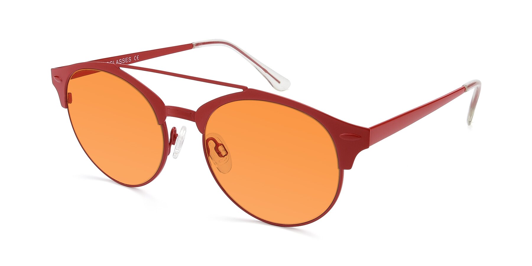 Angle of SSR183 in Red with Orange Tinted Lenses
