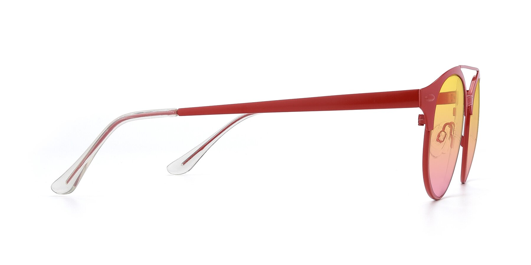 Side of SSR183 in Red with Yellow / Pink Gradient Lenses
