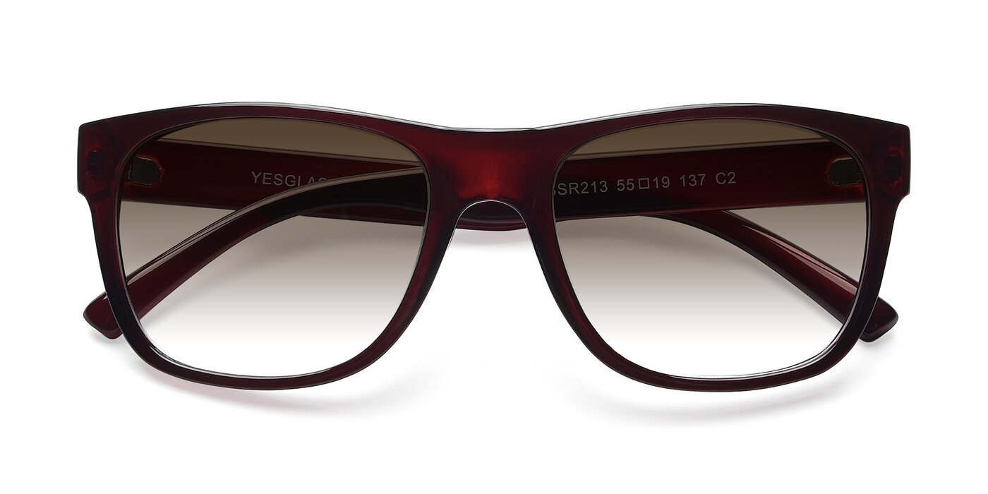 SSR213 - Wine Gradient Sunglasses