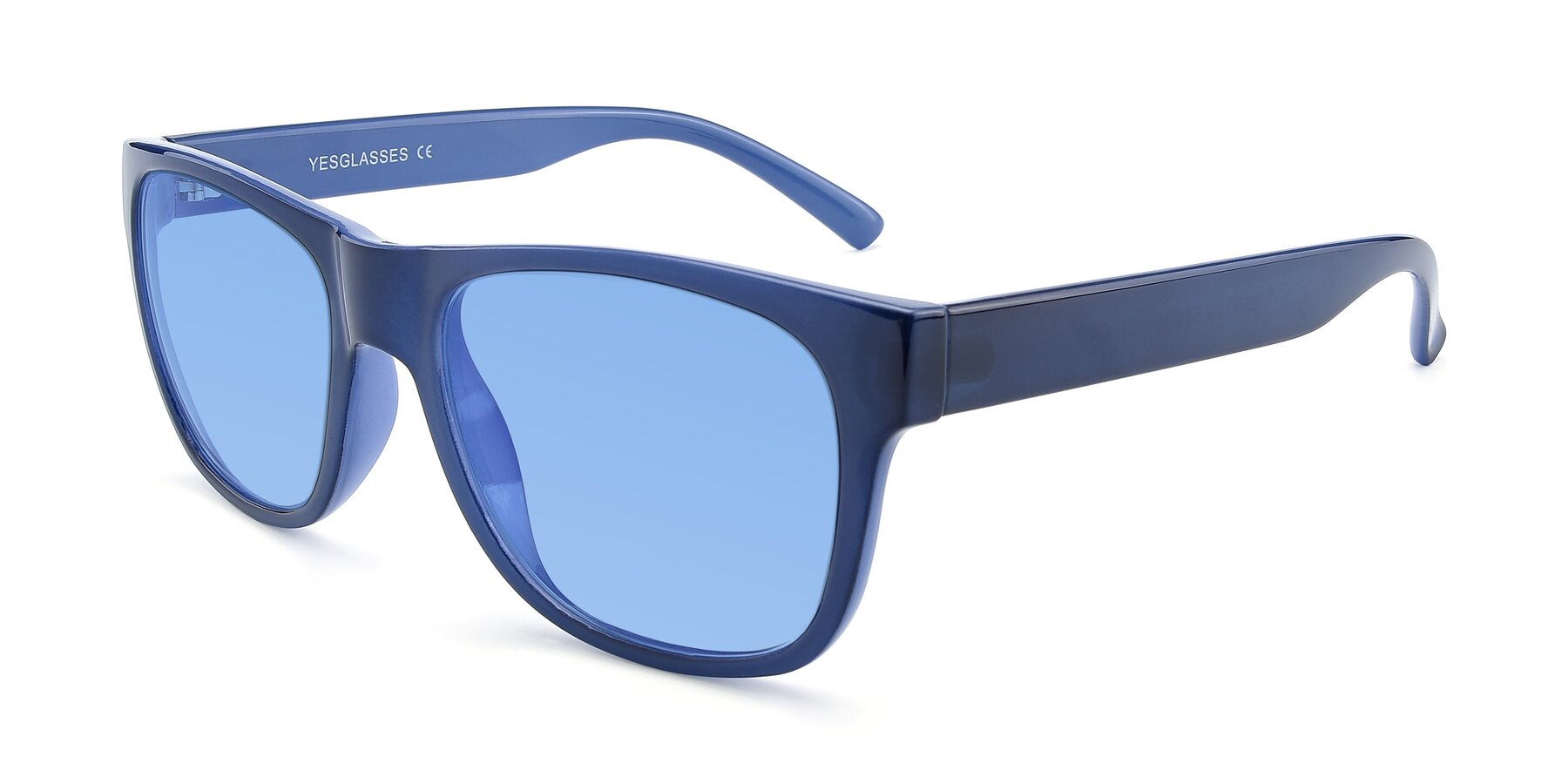 Angle of SSR213 in Blue with Medium Blue Tinted Lenses