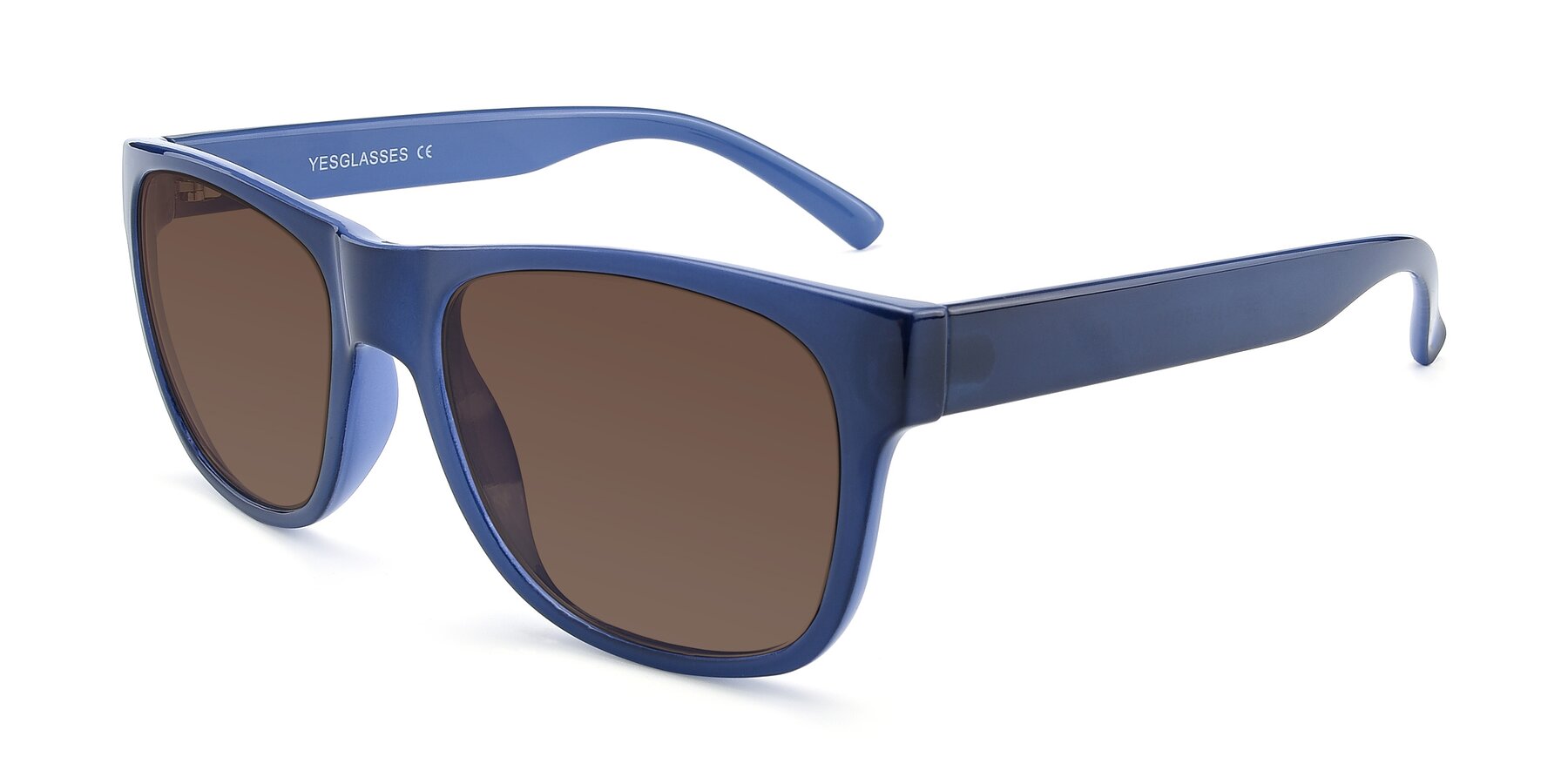 Angle of SSR213 in Blue with Brown Tinted Lenses