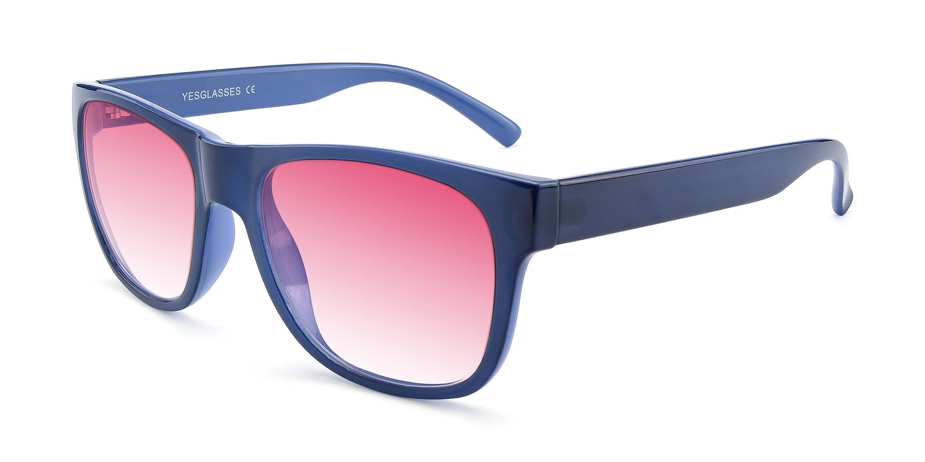 Angle of SSR213 in Blue with Pink Gradient Lenses