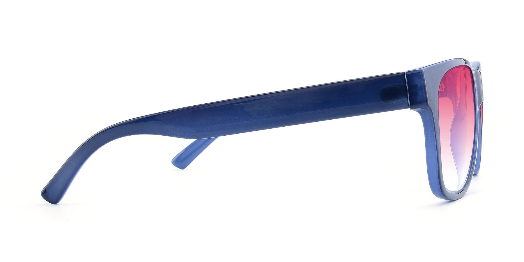 Side of SSR213 in Blue with Pink Gradient Lenses