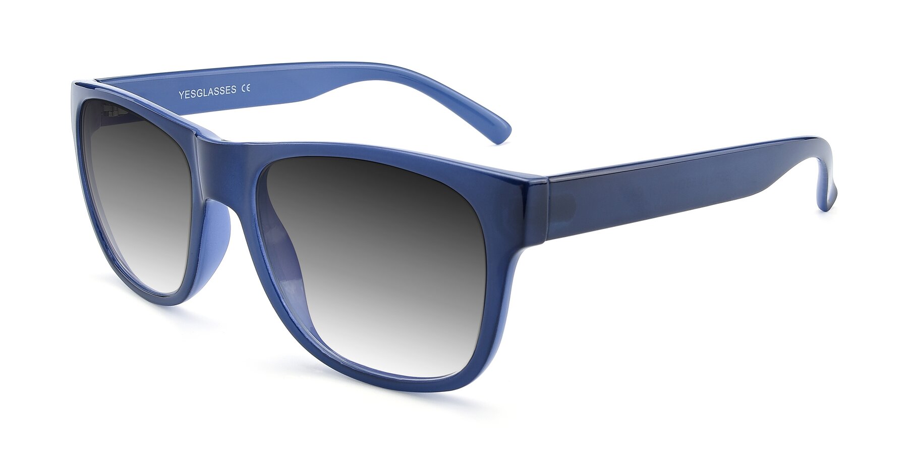 Angle of SSR213 in Blue with Gray Gradient Lenses