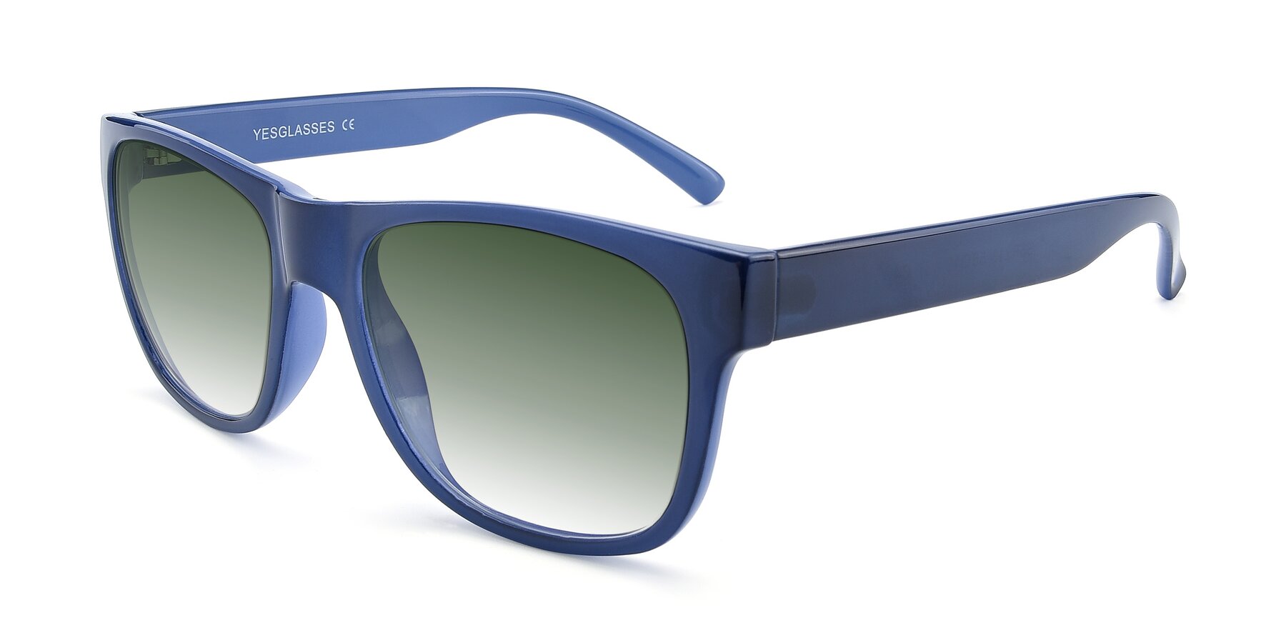 Angle of SSR213 in Blue with Green Gradient Lenses