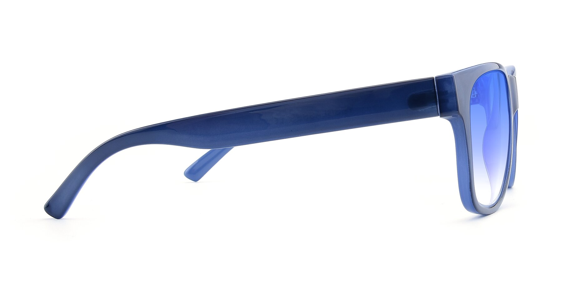 Side of SSR213 in Blue with Blue Gradient Lenses