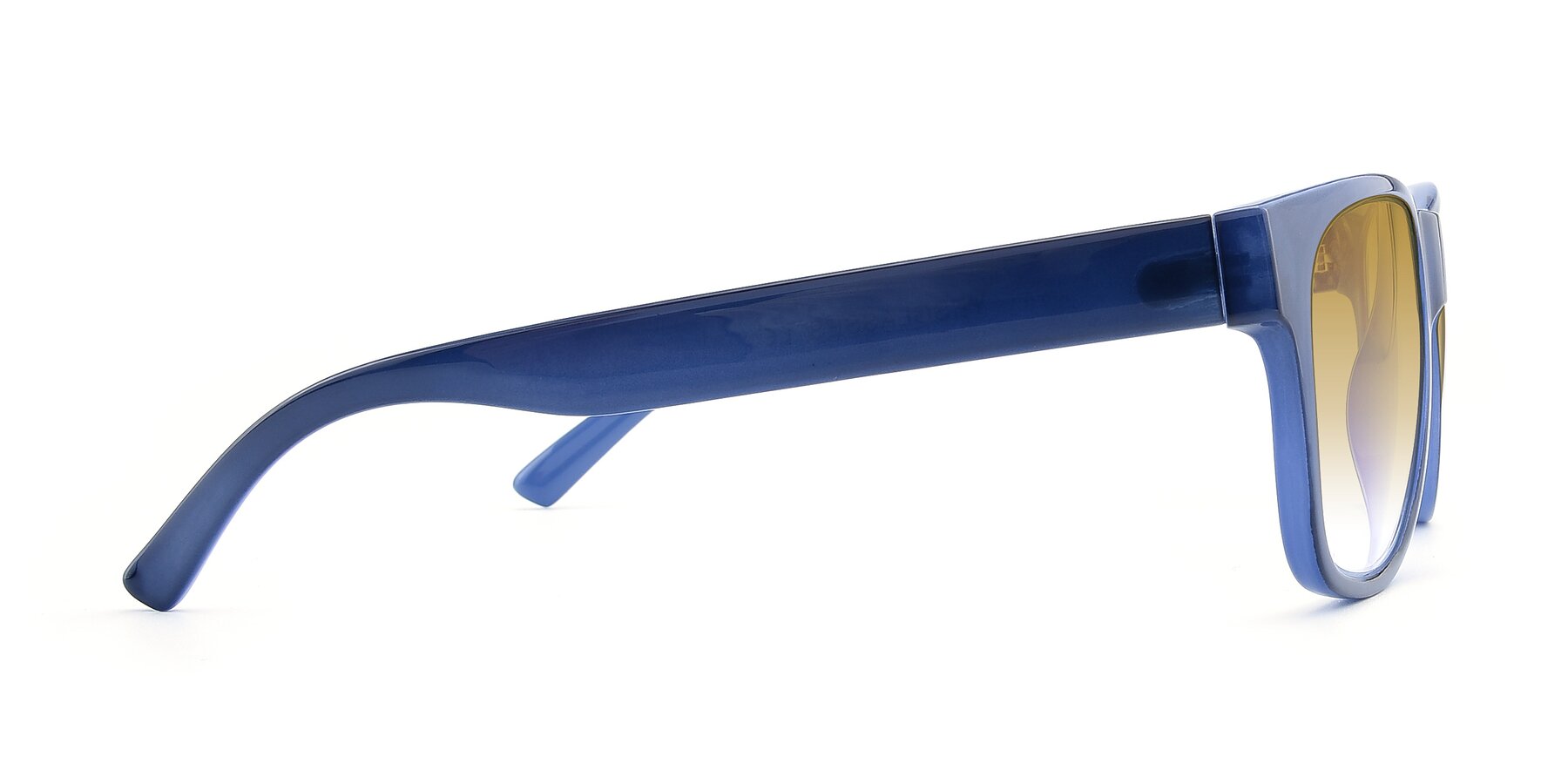 Side of SSR213 in Blue with Champagne Gradient Lenses