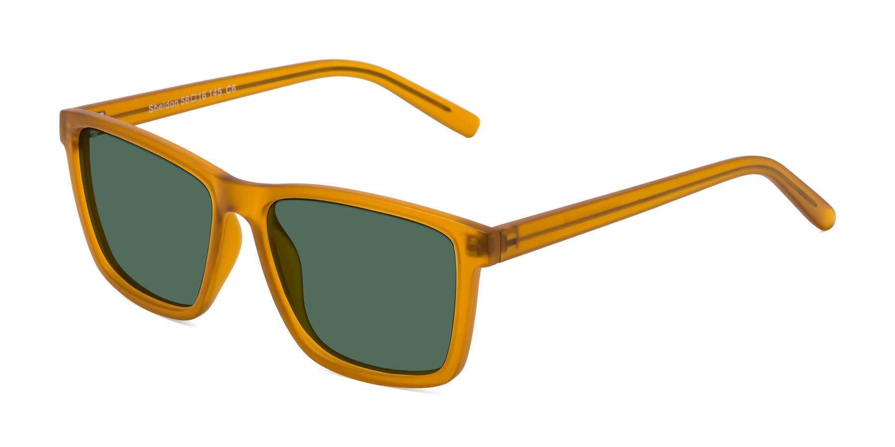 Angle of Sheldon in Pumpkin with Green Polarized Lenses