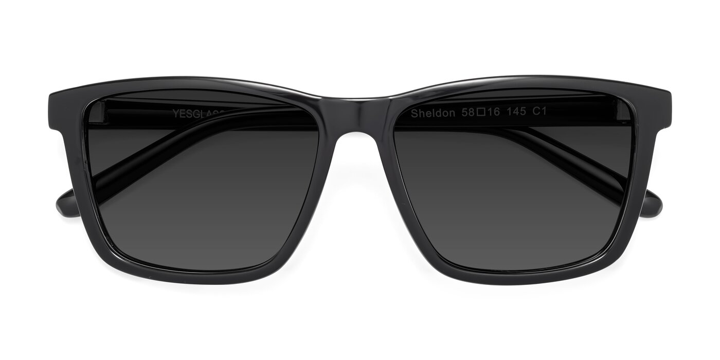 Sheldon - Black Tinted Sunglasses