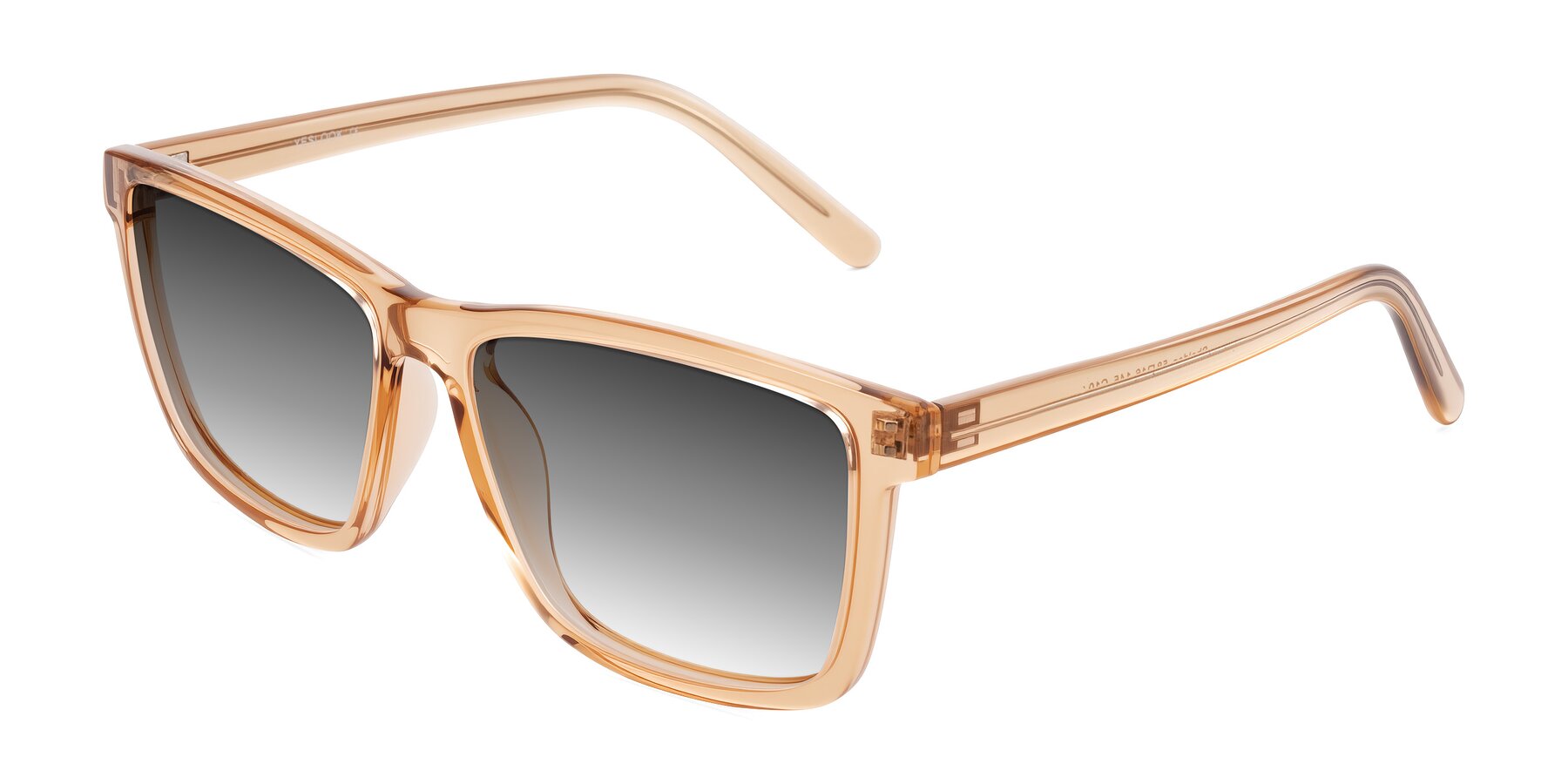 Angle of Sheldon in Amber with Gray Gradient Lenses